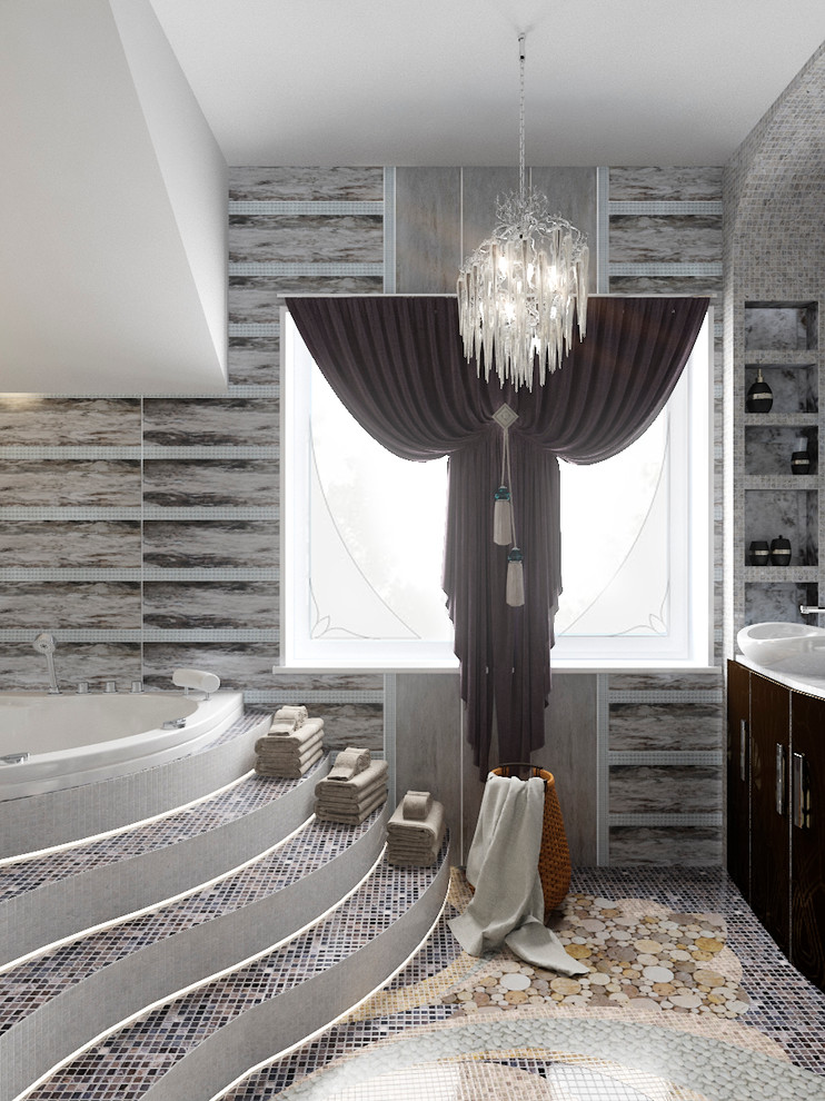Обложка проекта: Дизайн ванной в частном доме