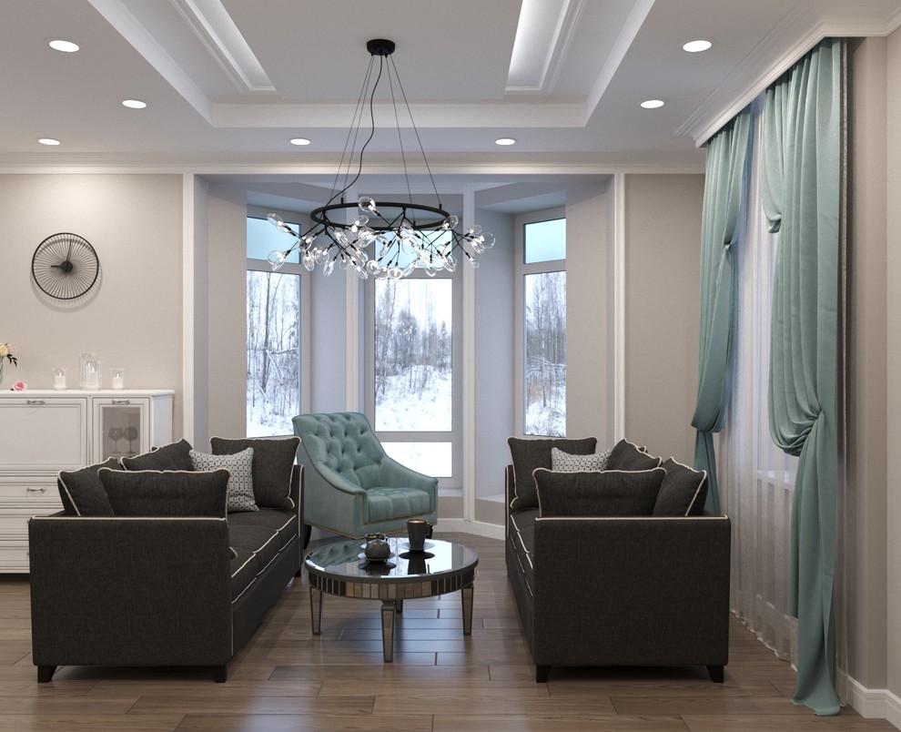 Проект реконструкции первого этажа дома в г. Отрадное, 75м.кв.