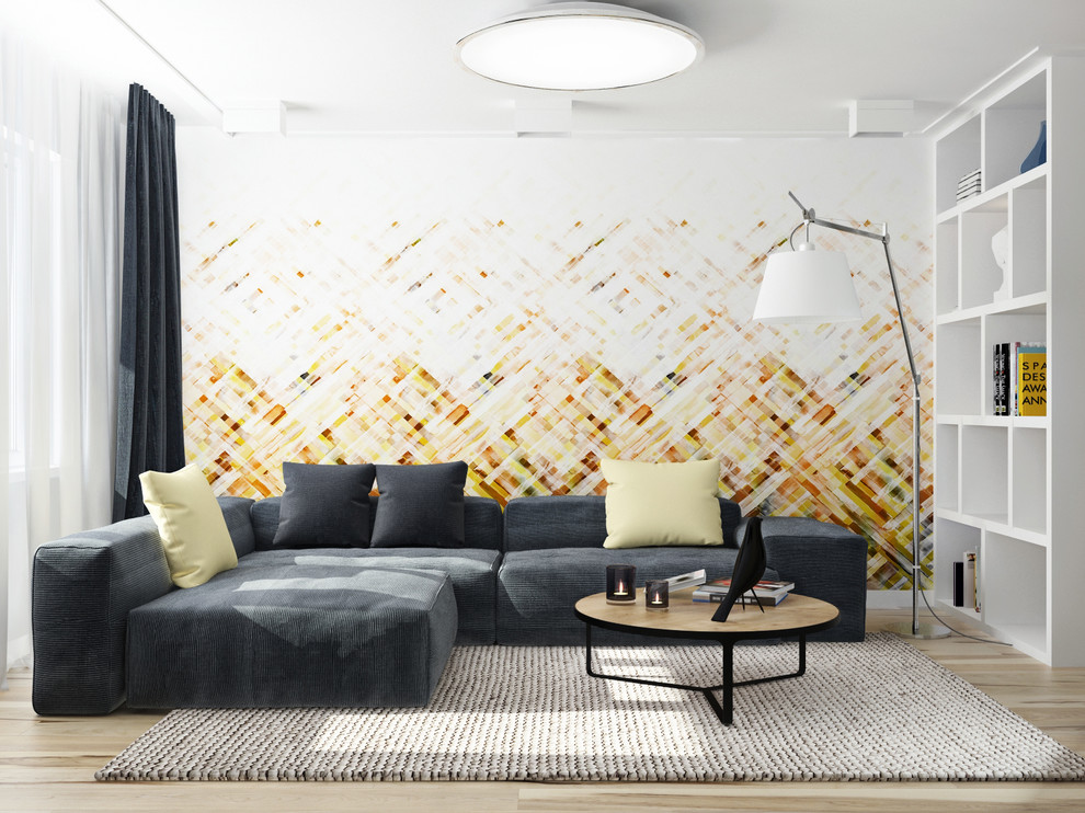 Обложка проекта: Дизайн квартиры для молодой семьи с ременком