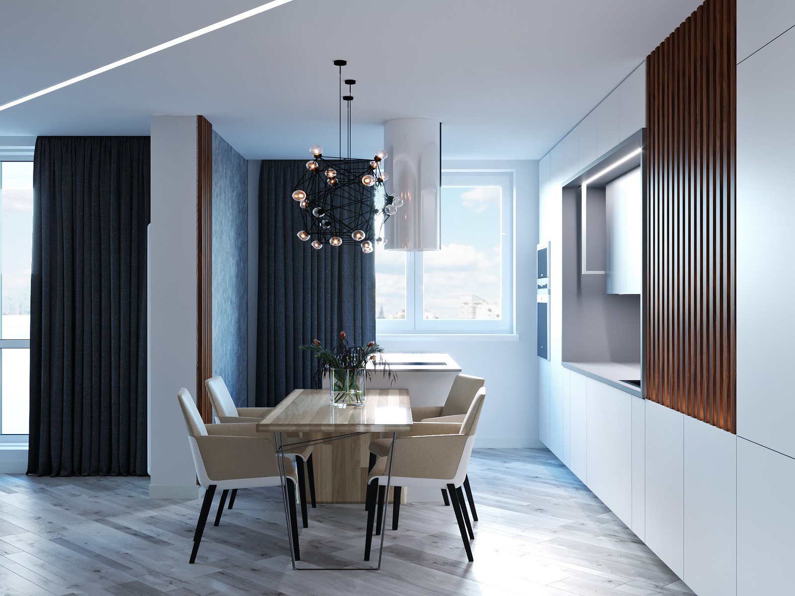 Квартира для молодого человека S = 100 кв. м.