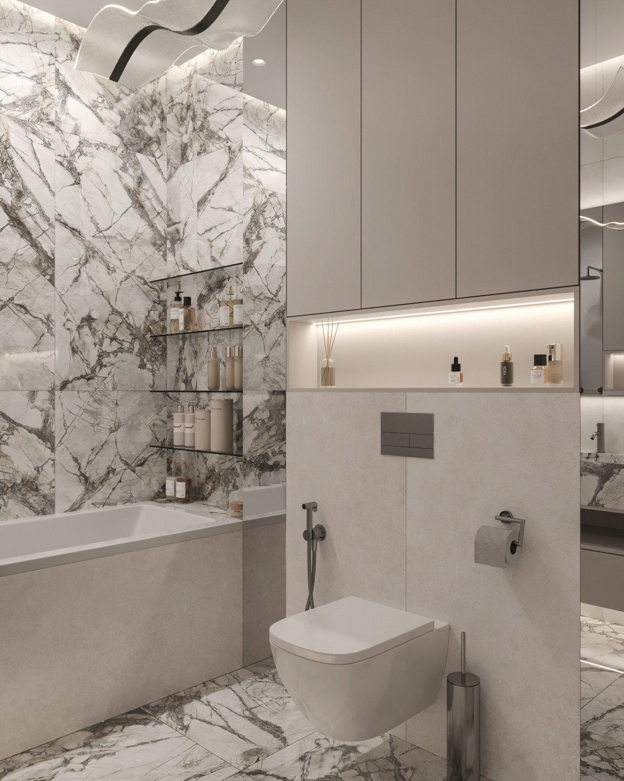 17. Marble 106м². Сан.узел №1