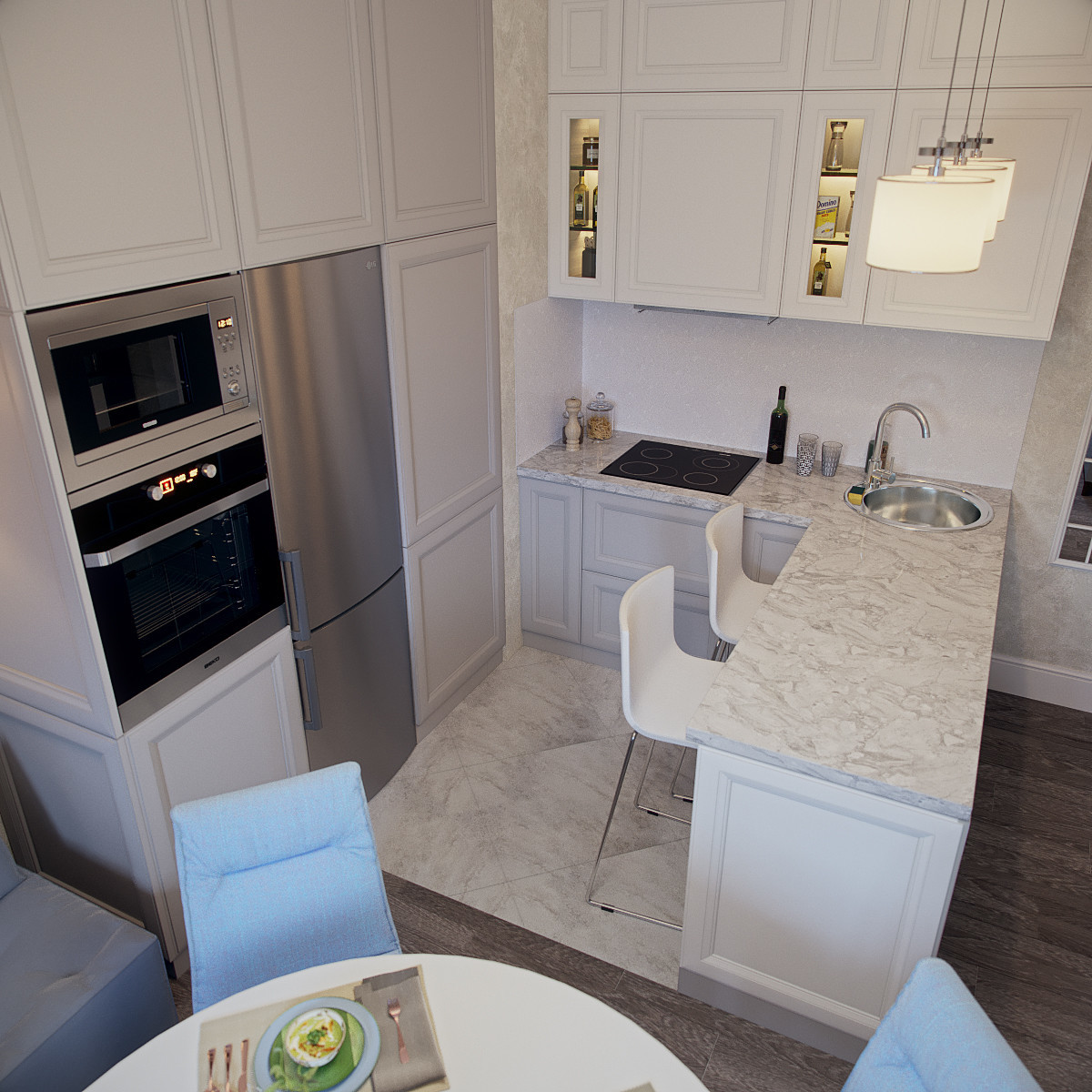 1 ком. С-Пб ЖК.Медиков 42.7 кв.м