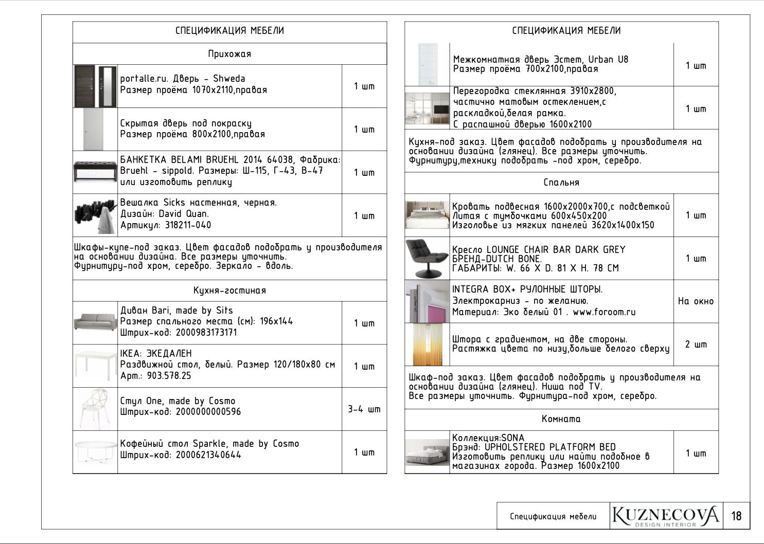 Дизайн проекта квартиры 60 кв.м.