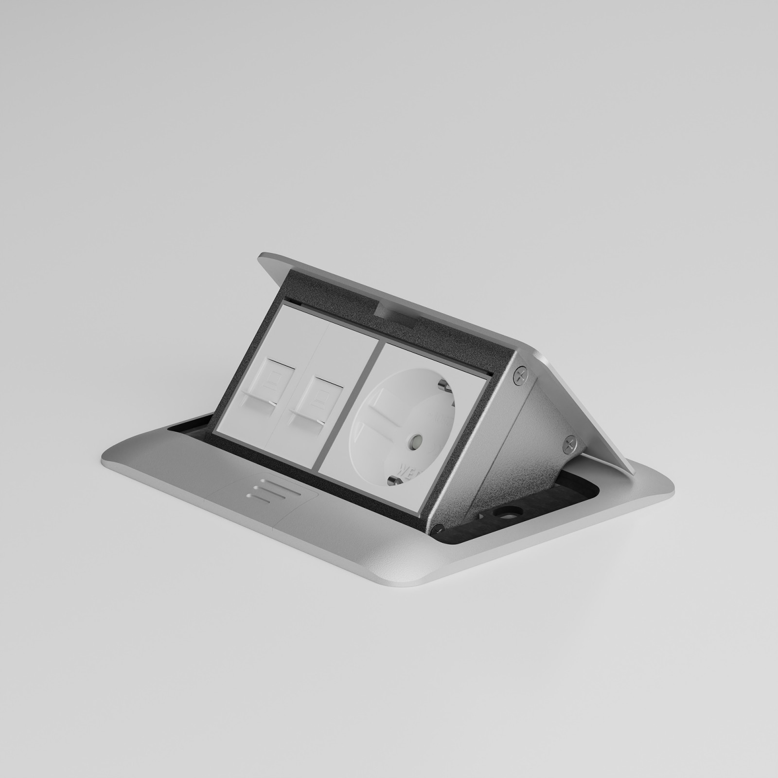 Новинка - выдвижные лючки для розеток!