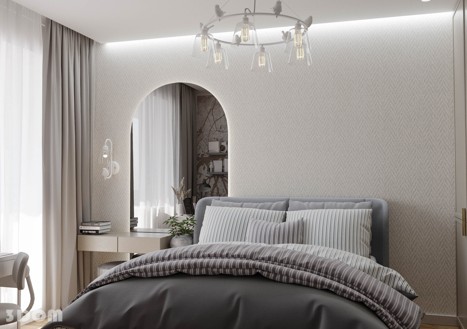 КВАРТИРА ЖК "ЗЕЛЕНЫЙ КВАРТАЛ" 105кв.м | 3DOM