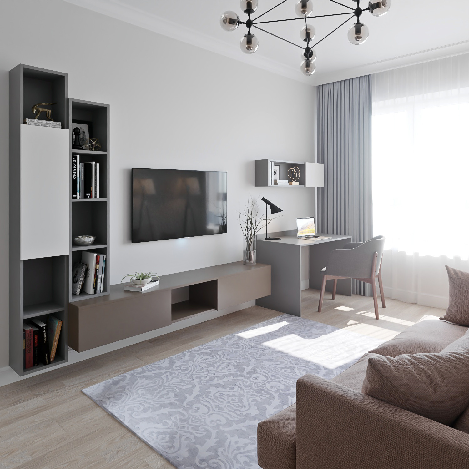 Квартира на Ботанческой. Гостевая комната