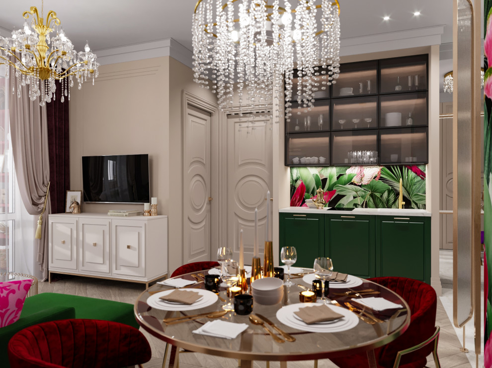 Яркая квартира в Москве