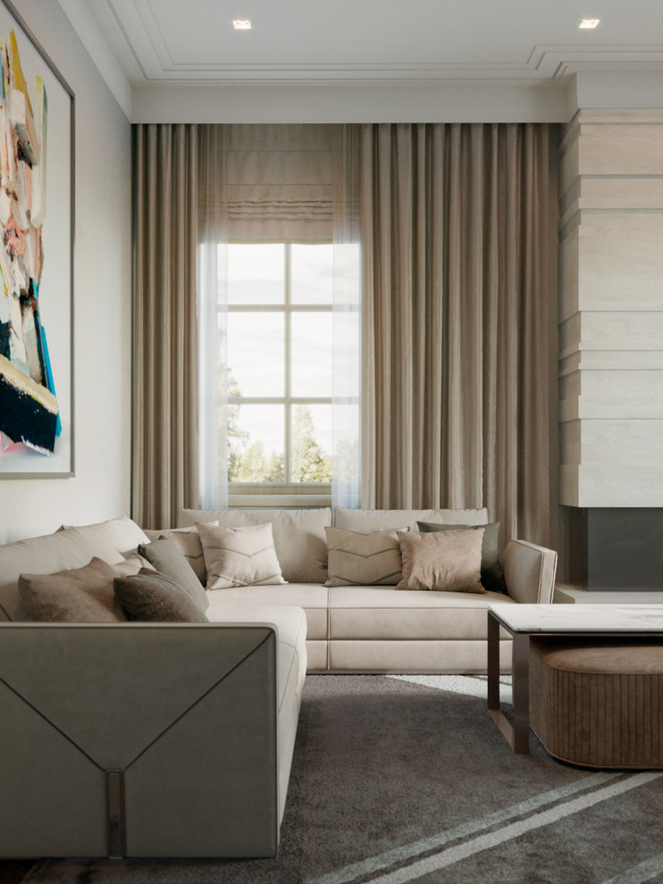 Дизайн таунхауса в резиденции Tweed Park в Москве