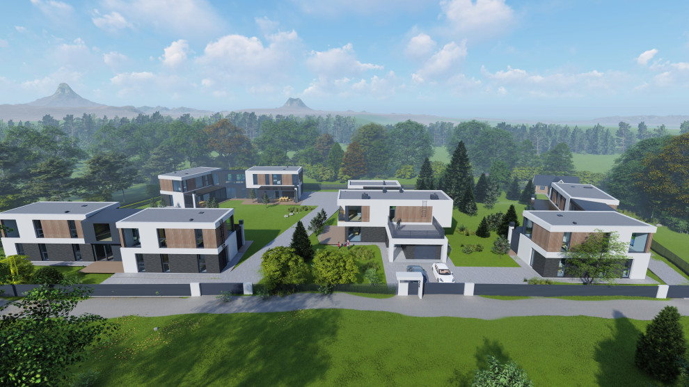 Complex of modern houses Ust-Kachka