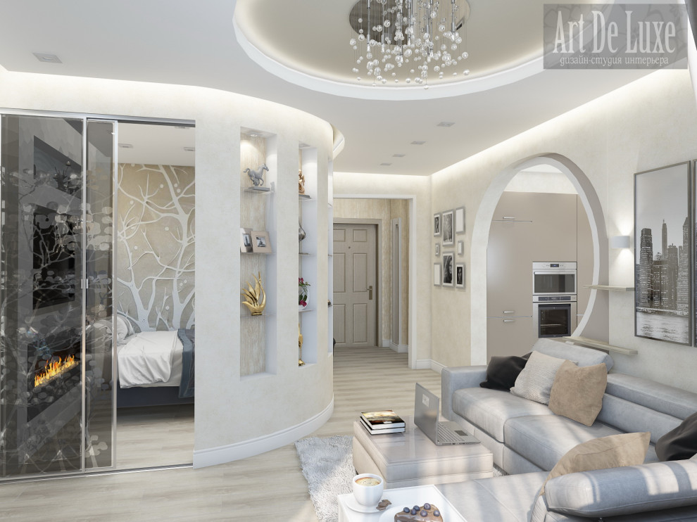 "Из однушки в двушку", Запольная 60, спальня, варианты