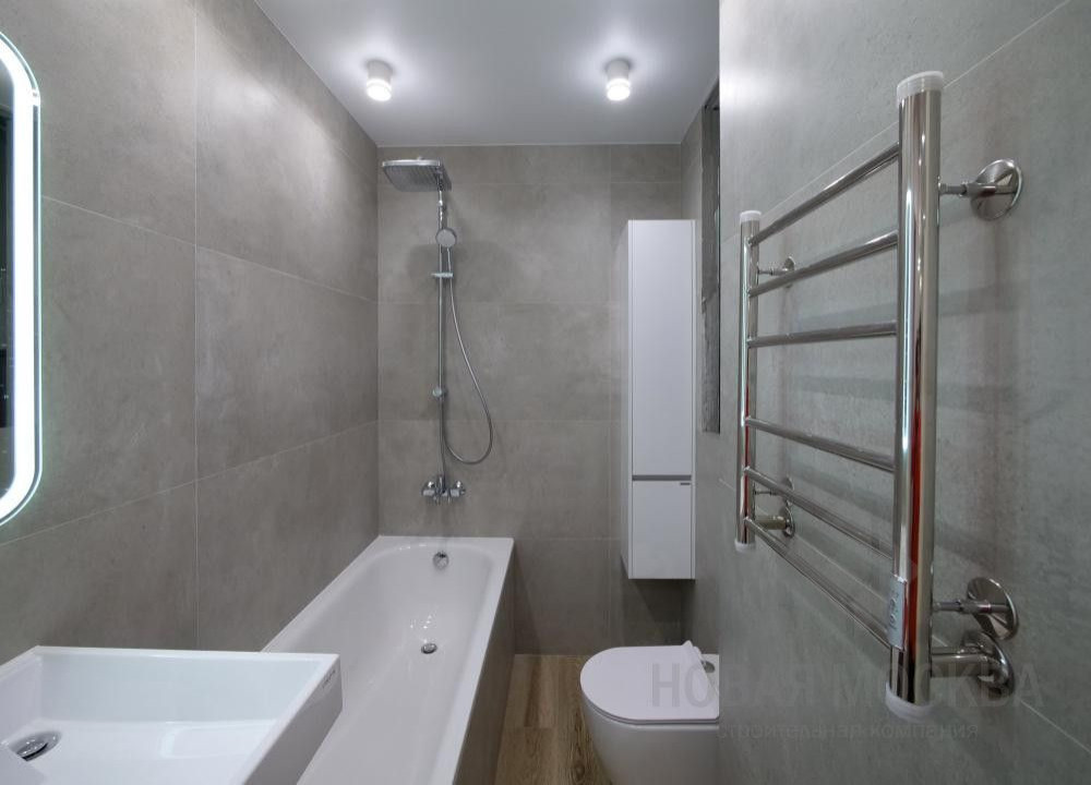 Ремонт 1-комнатной квартиры площадью 35 кв.м в ЖК «Лучи»