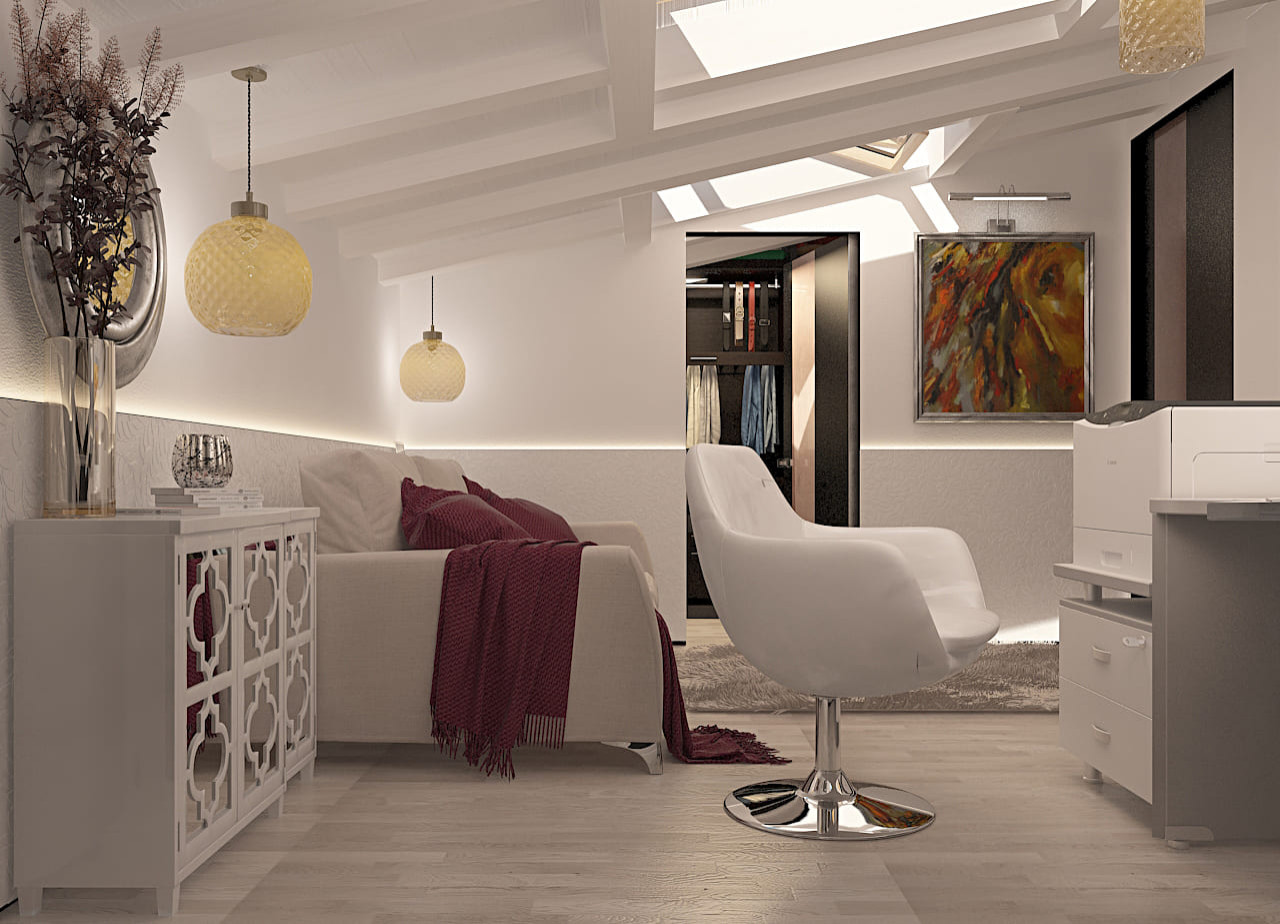 Двухэтажная квартира. Милан, Италия