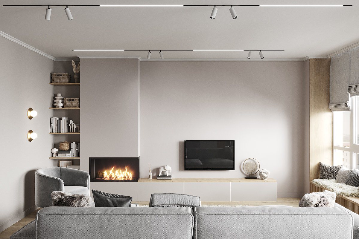 Проект квартиры 109 кв.м для семьи из г. Кемерово