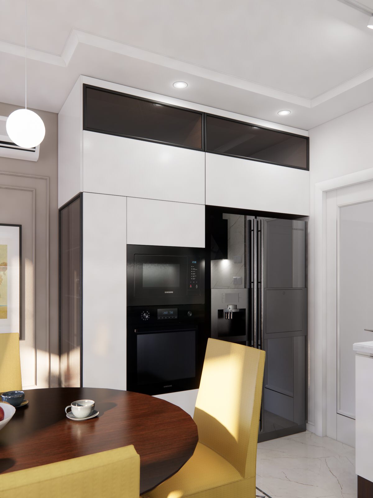 Квартира в стиле Ар-деко с элементами неоклассики в Москве