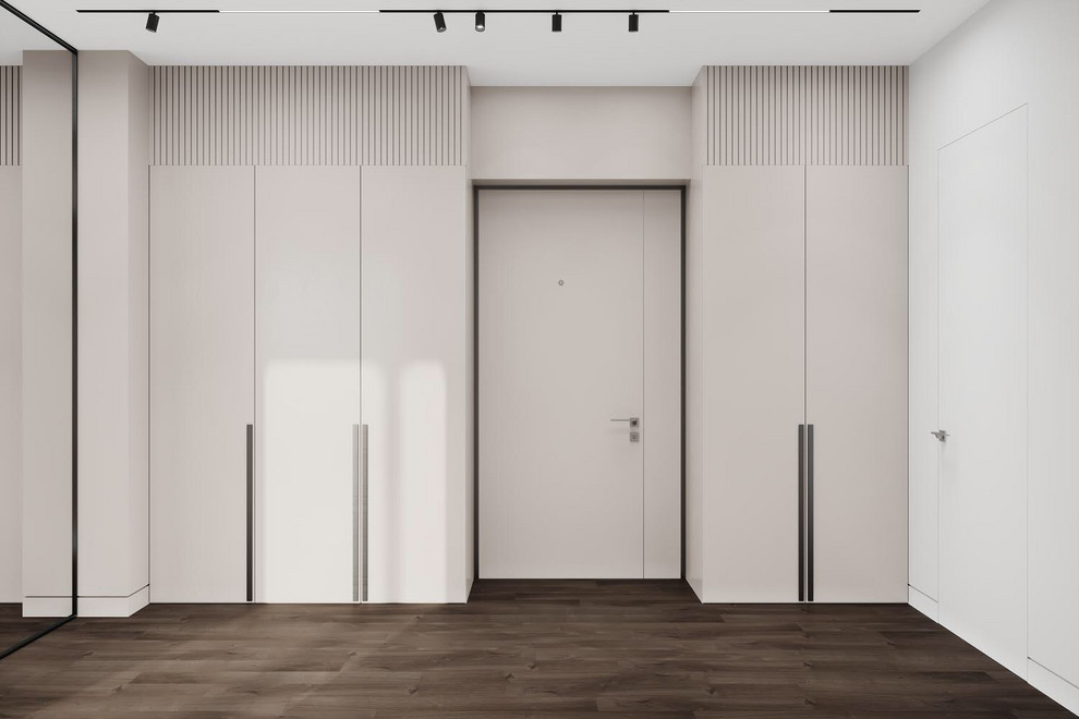 Дизайн-проект квартиры в стиле минимализм (Дыбенко)