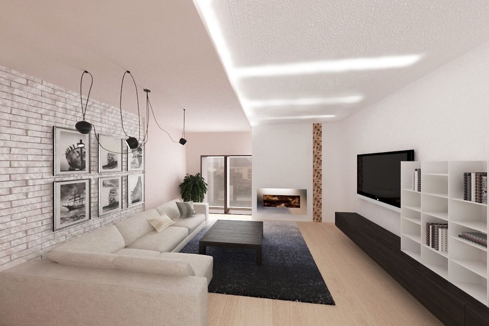 Обложка проекта: Гостиная в коттедже 123