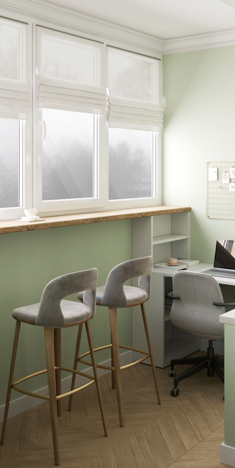 Квартира с камином. ЖК ""Лесная поляна"