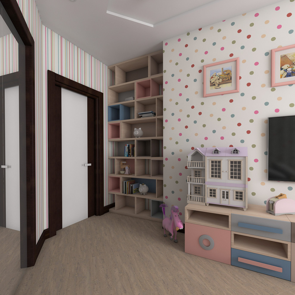 Детская для девочки и детская для мальчика. Визуализация.