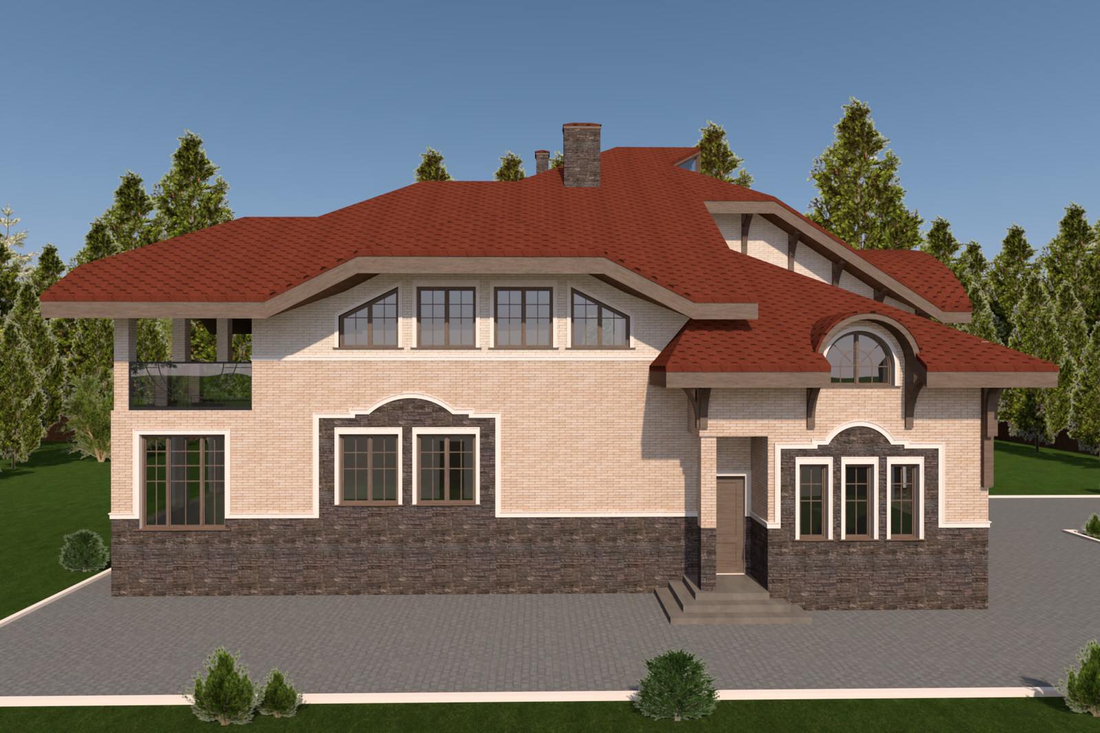 Дизайн фасада дома, Ленинградская область