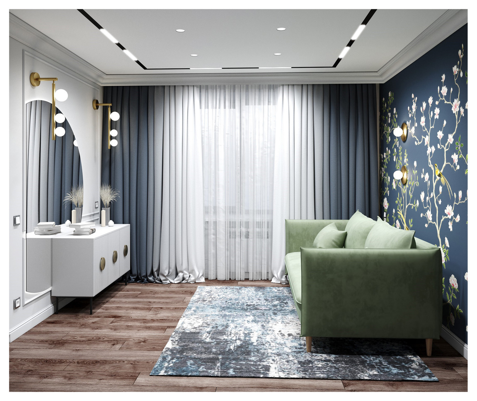 Квартира молодой девушки в Scandis