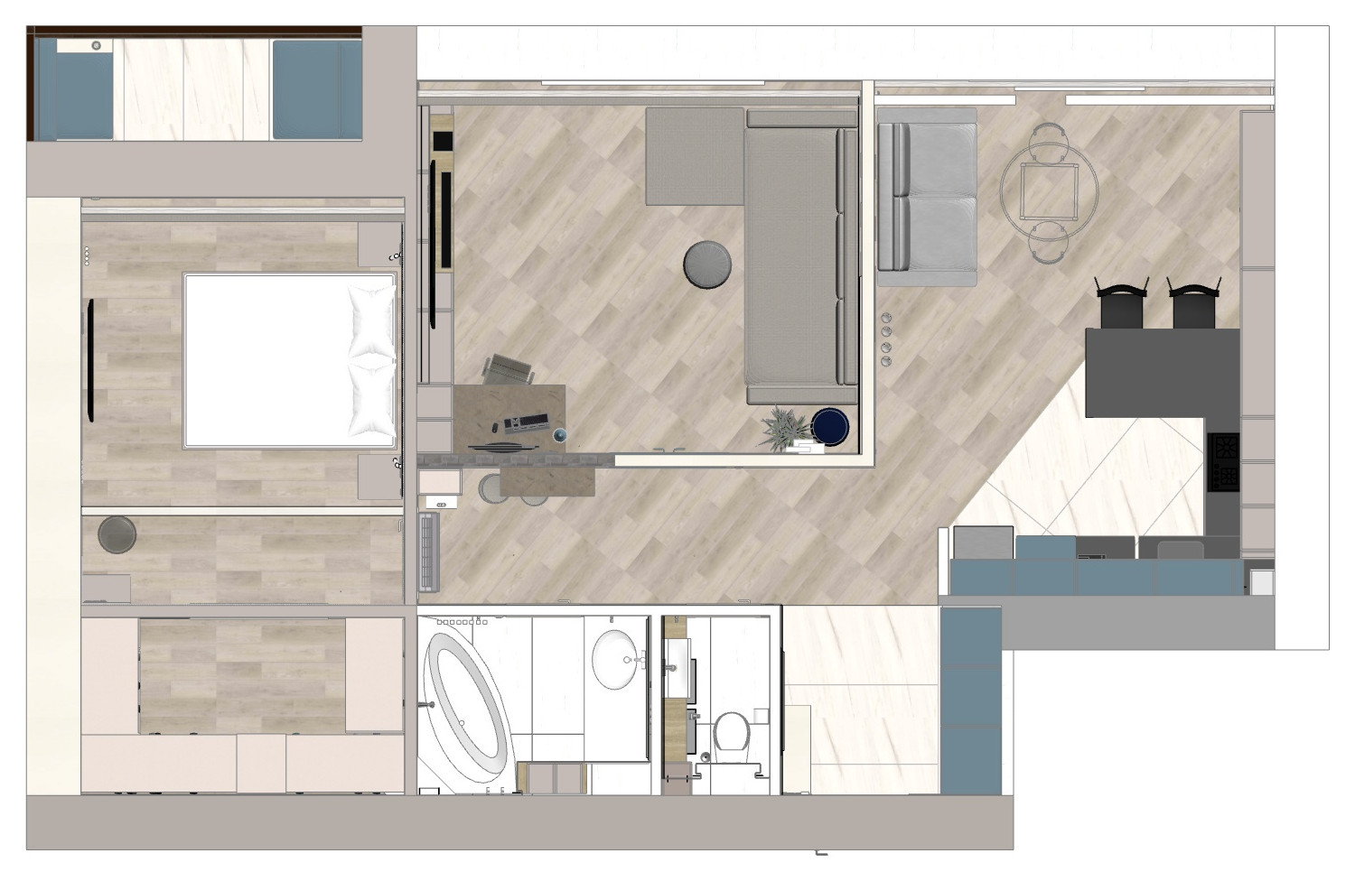 Обложка проекта: Квартира 79 кв.м.