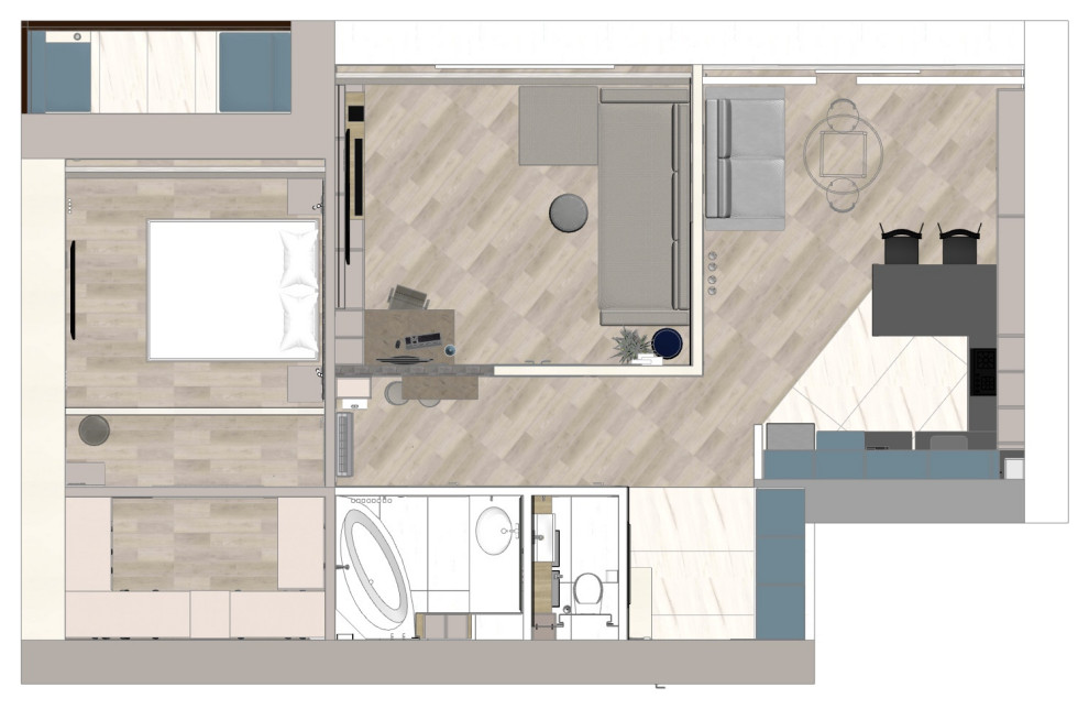 Обложка проекта: Квартира 79 кв.м.