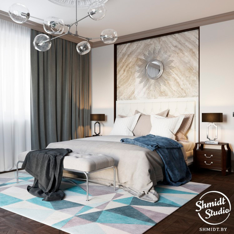Проект "Яркий" в стиле Ardeco, Минск, 120 м.кв
