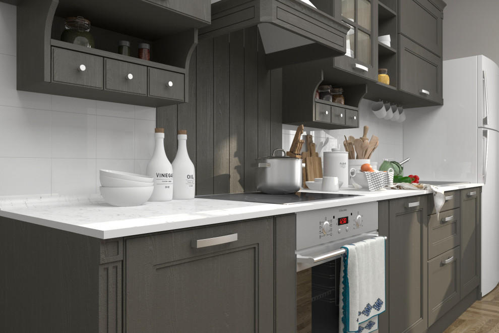 Дизайн проект кухонного гарнитура "Viva" неоклассика