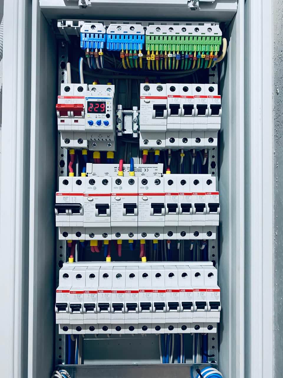 ЖК EVER электромонтаж в квартире студии 30m2