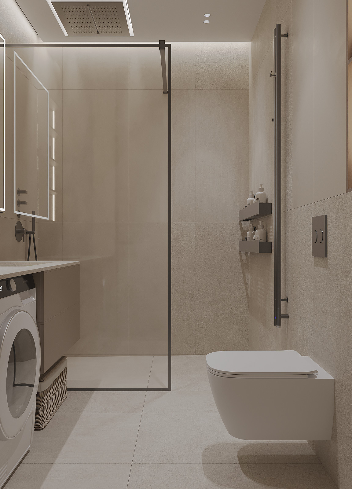 Интерьер апартаментов, Сочи, 45м2