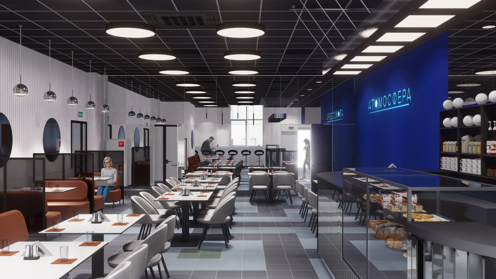 Дизайн интерьера кафе в НИЯУ МИФИ