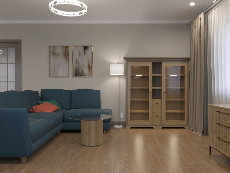 Экодолье Кухня-гостинная