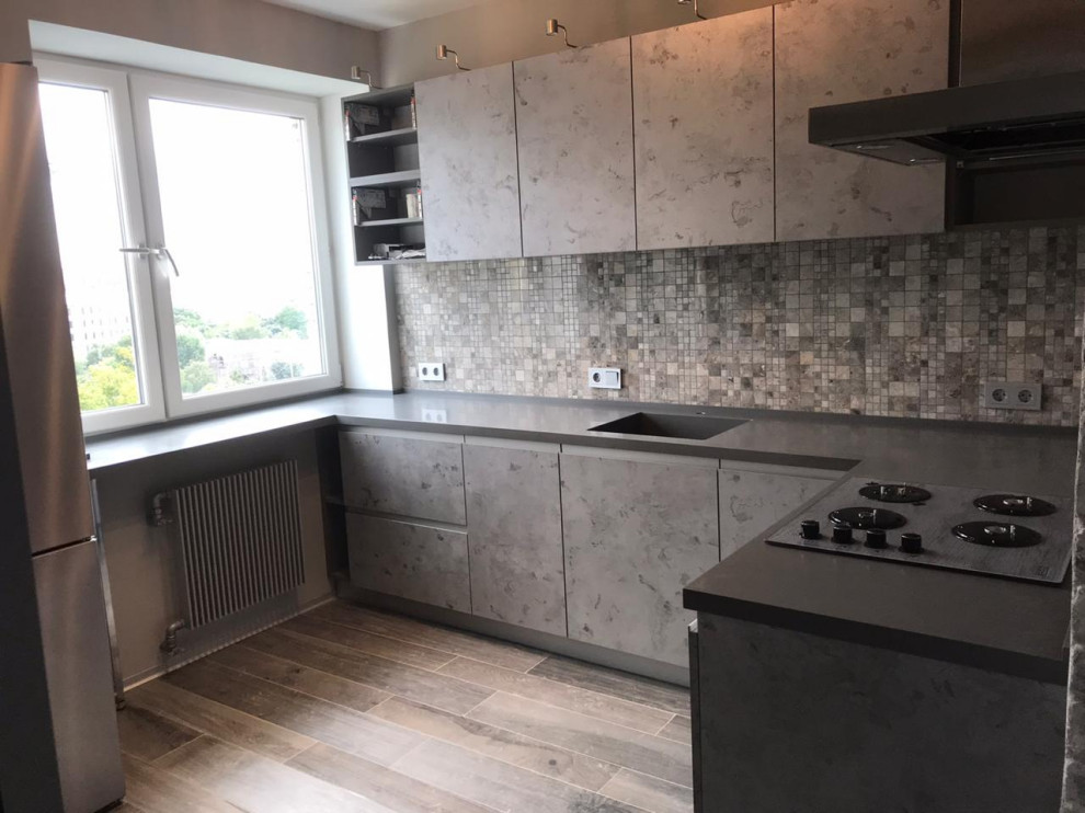 Столешницы из искусственного камня для просторной кухни