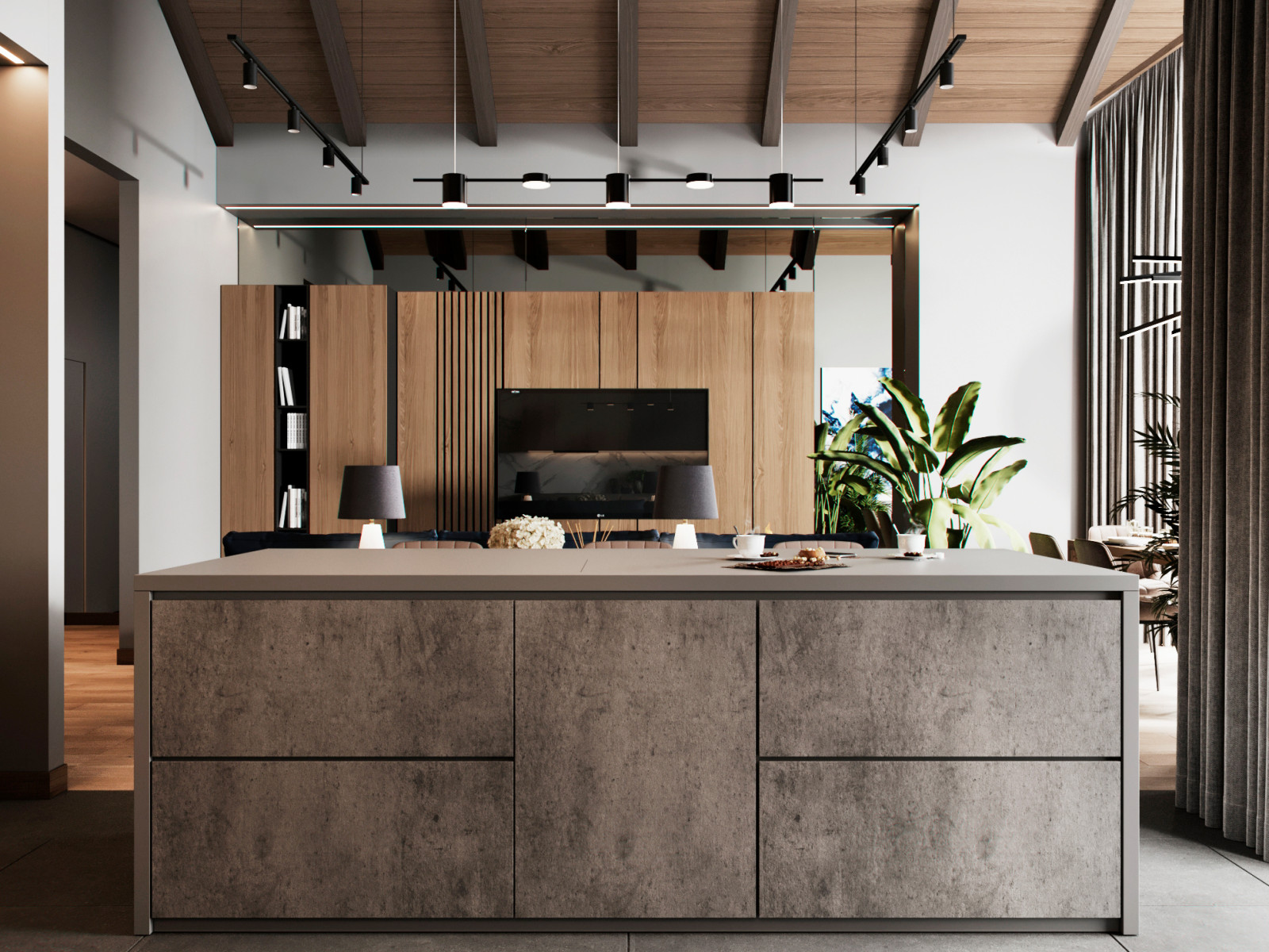 современный дом