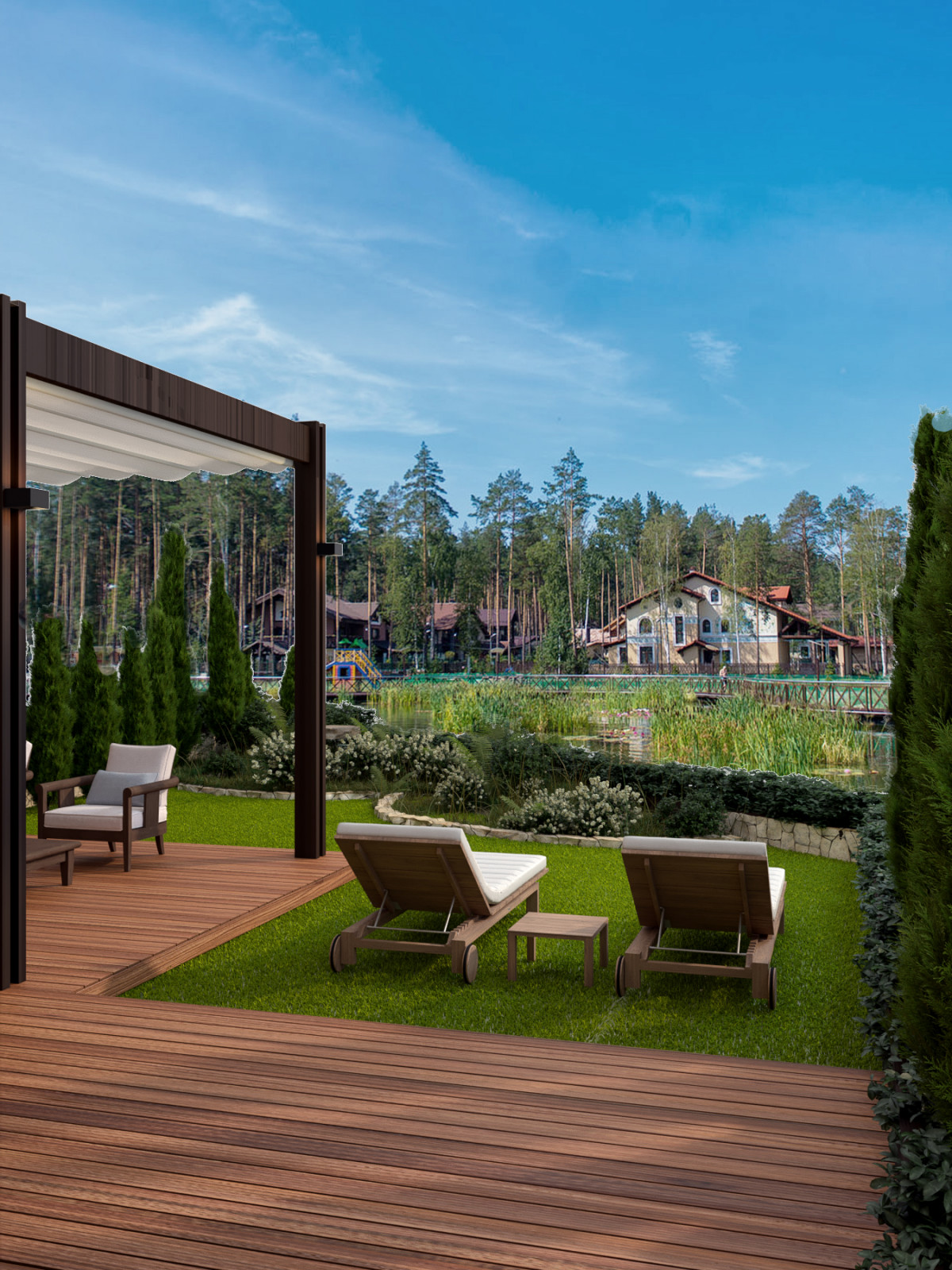 Обложка проекта: Таунхаус в авторском стиле КП «Образцово»