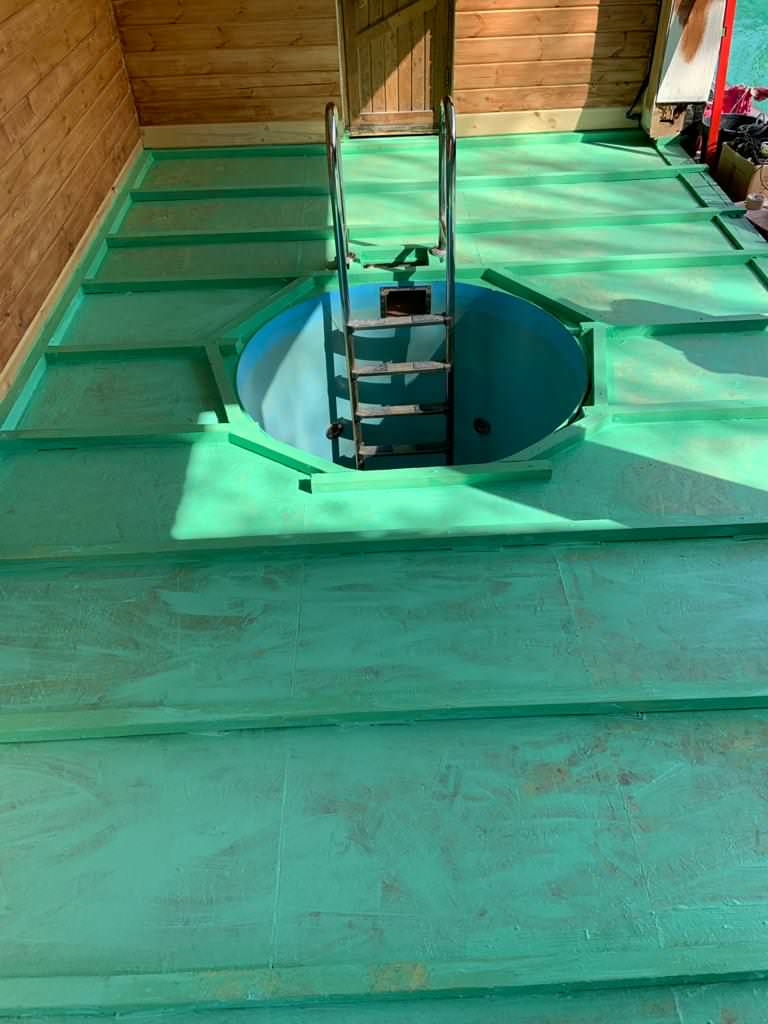 Терраса с купелью