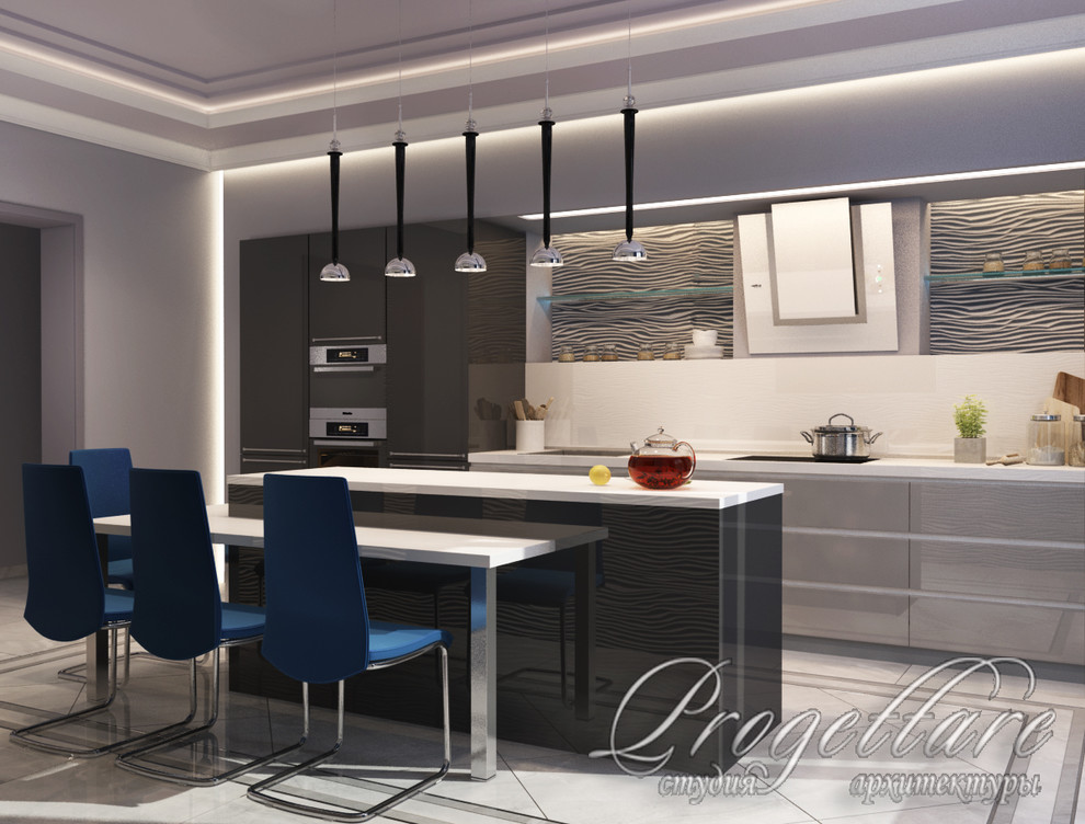 Загородный дом с двухсветной гостиной