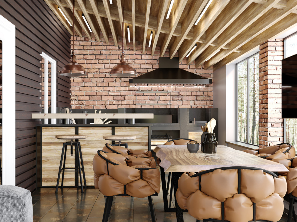 проект веранды в загородном доме в г. Чебоксары