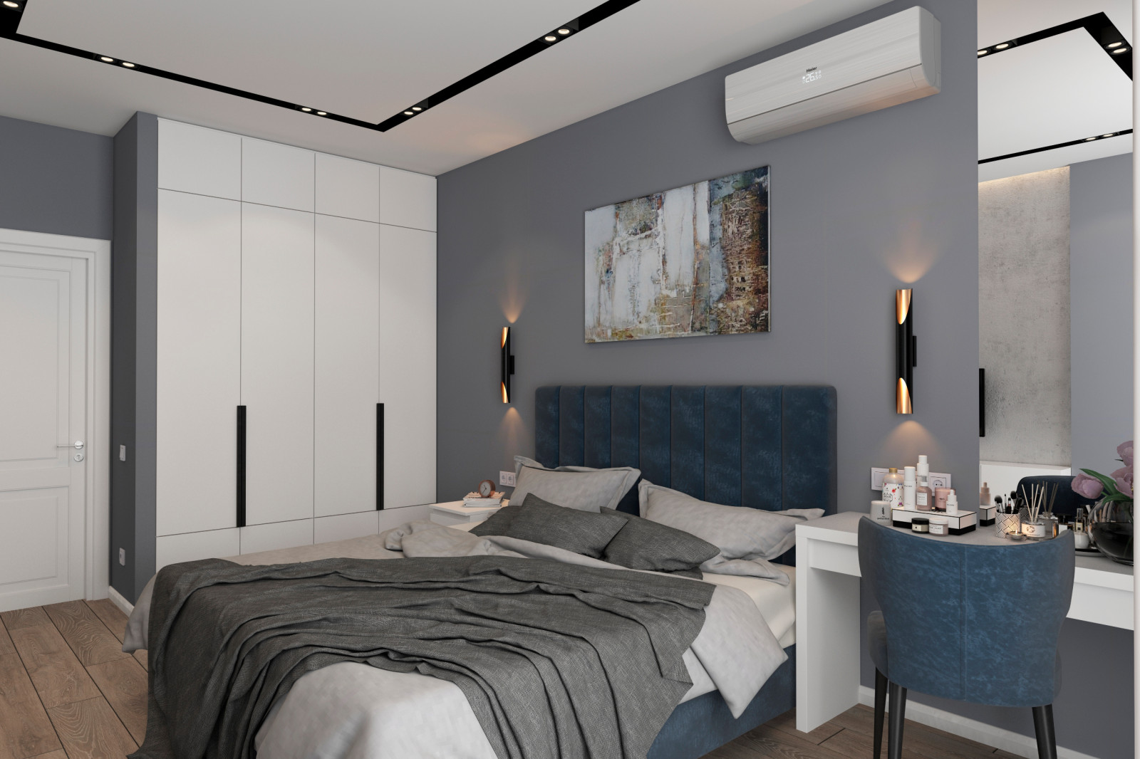 Дизайн 3-х комнатной квартиры в ЖК "Аврора-парк", г.Краснодар