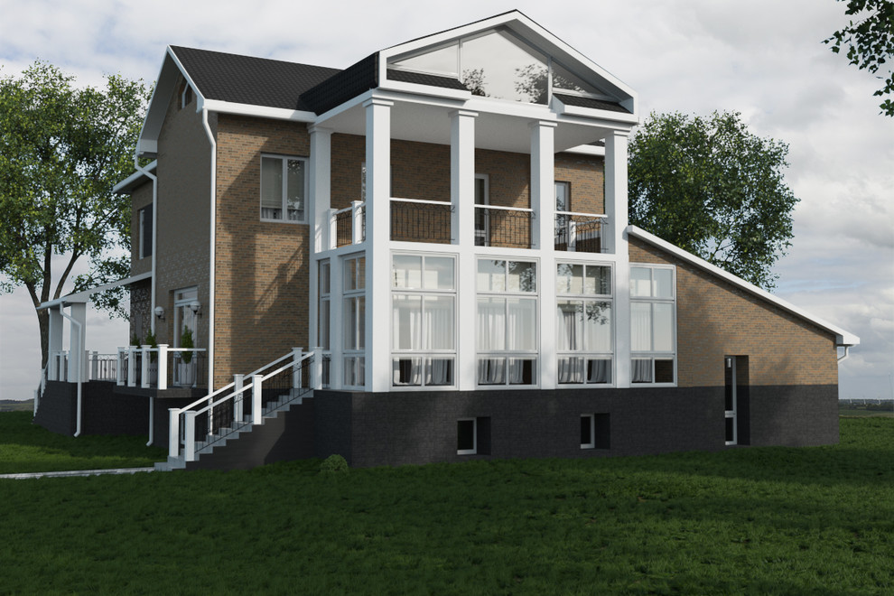 Разработка фасадов индивидуального жилого дома