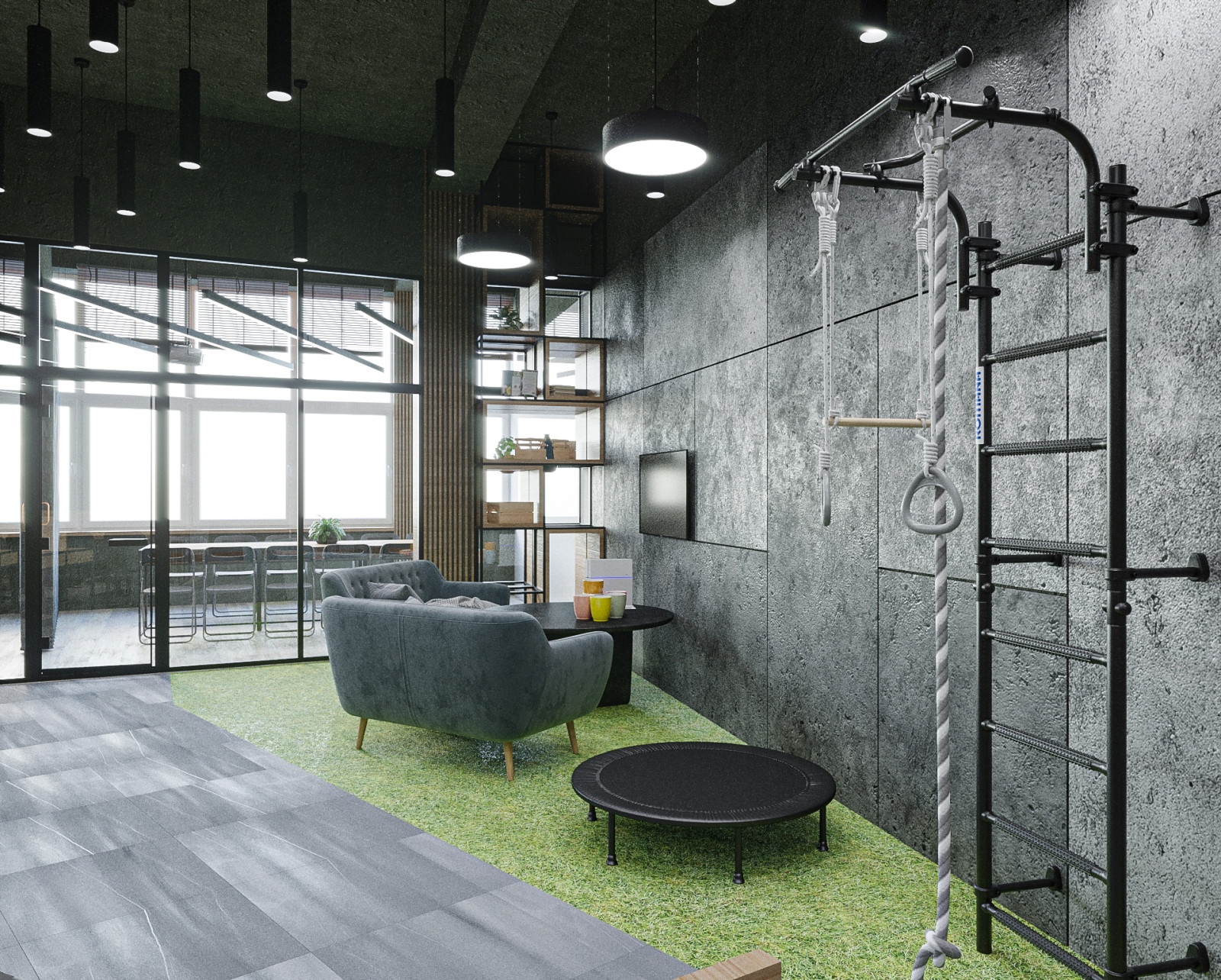 Дизайн проект офиса франчази Додо Пицца в Спб.