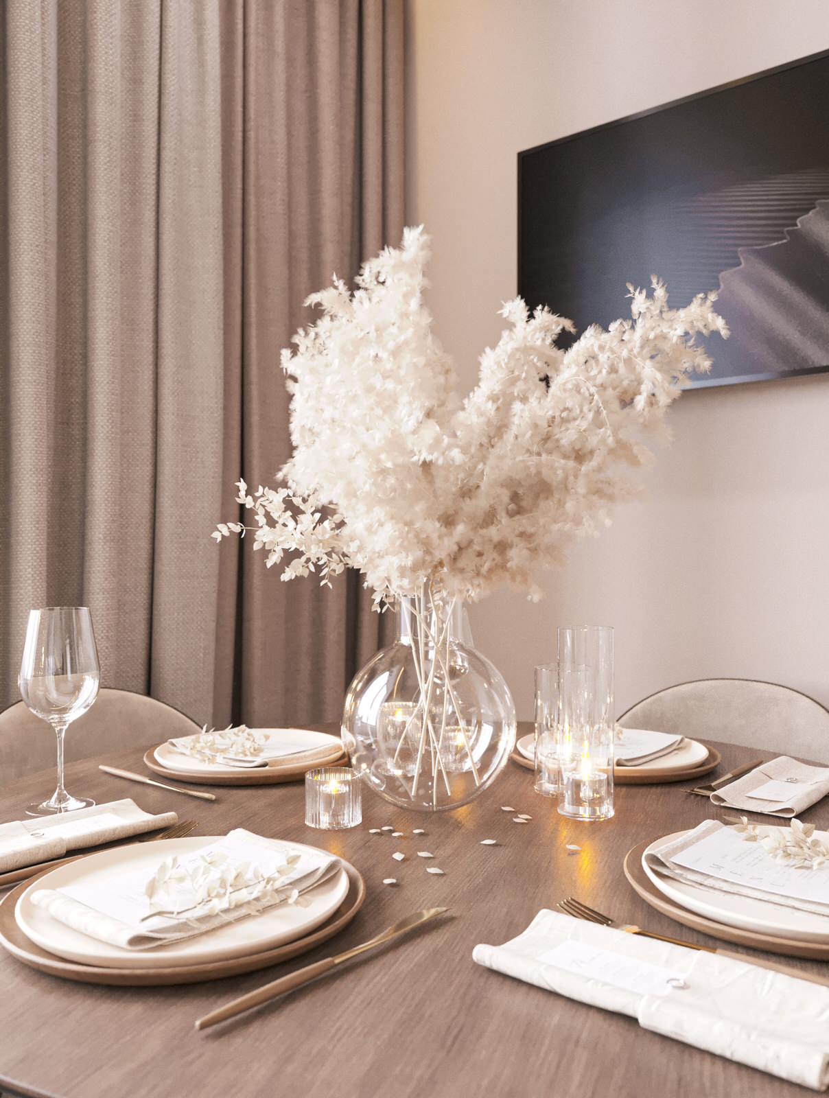 Кухня в проекте квартиры 100 м2