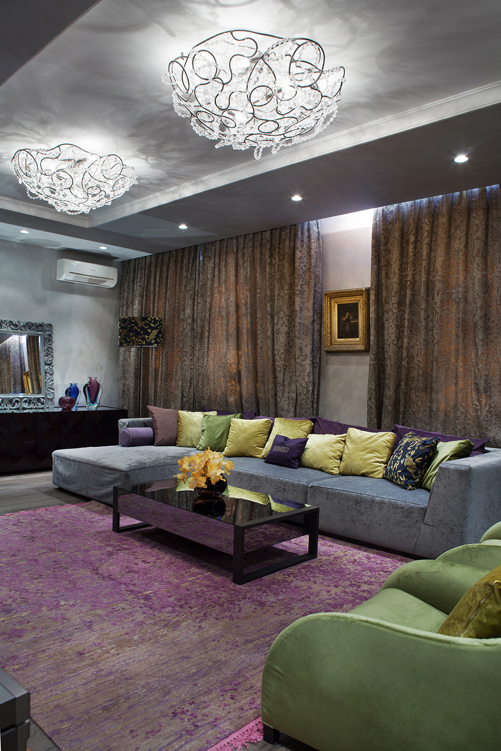 яркая гостиная