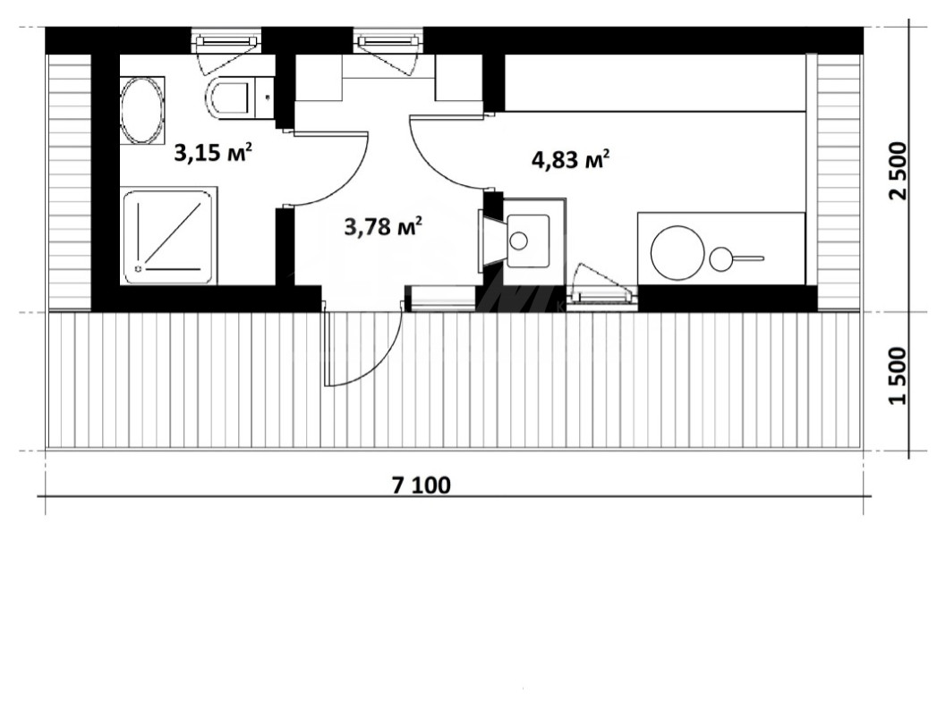 Модульный дом "Бриз"