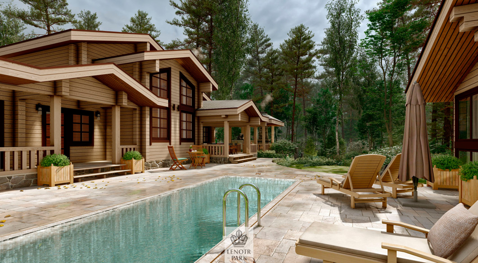 Лесной пейзаж