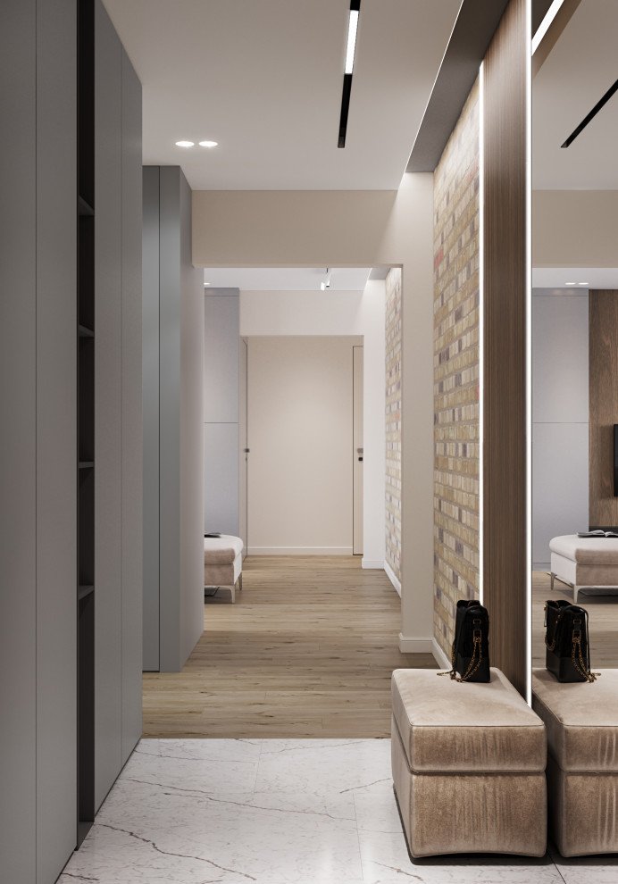 проект "Сдержанный комби на 87м2"