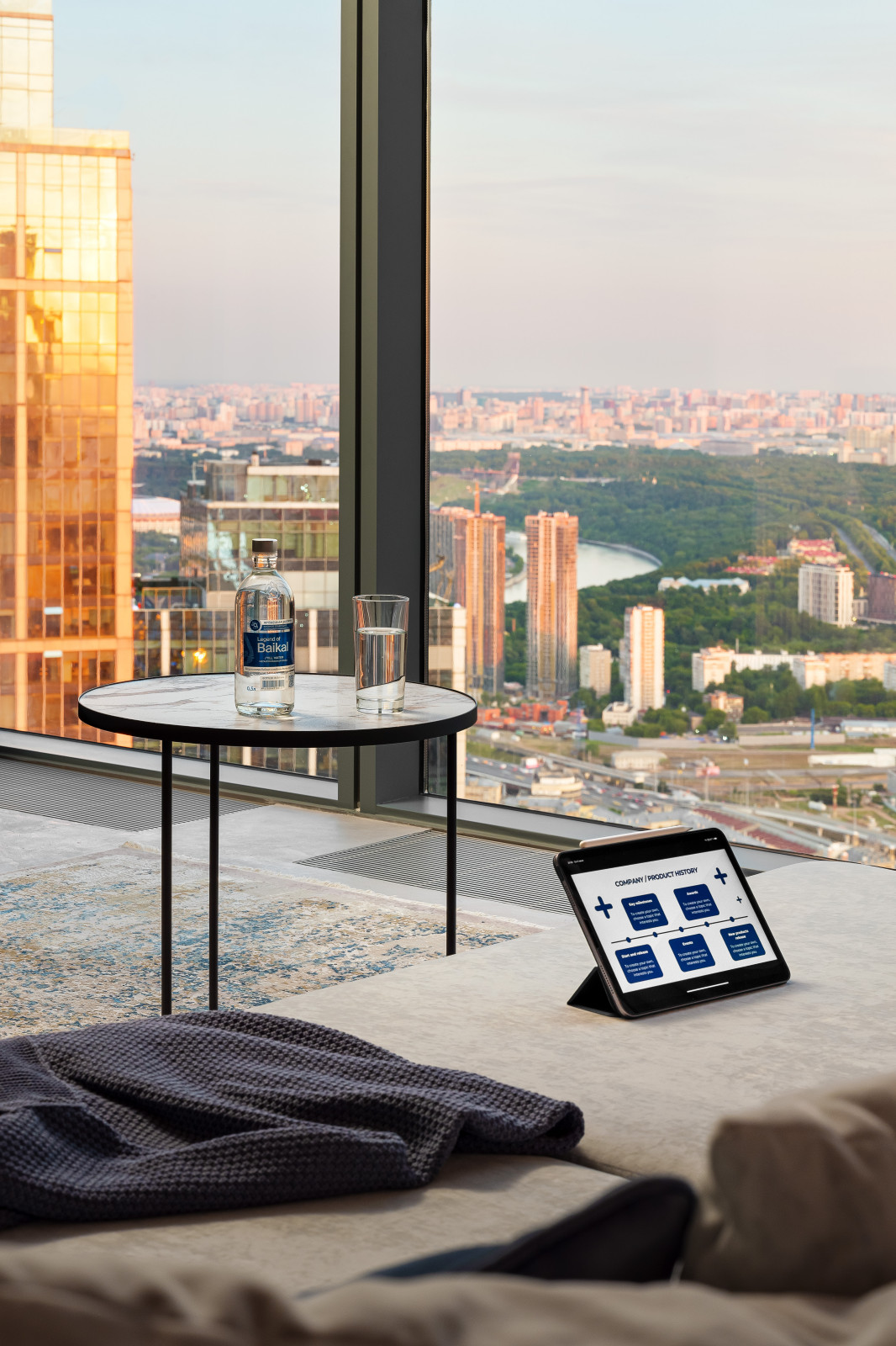 Рекламная фотосъемка апартамента в башне "Нева"