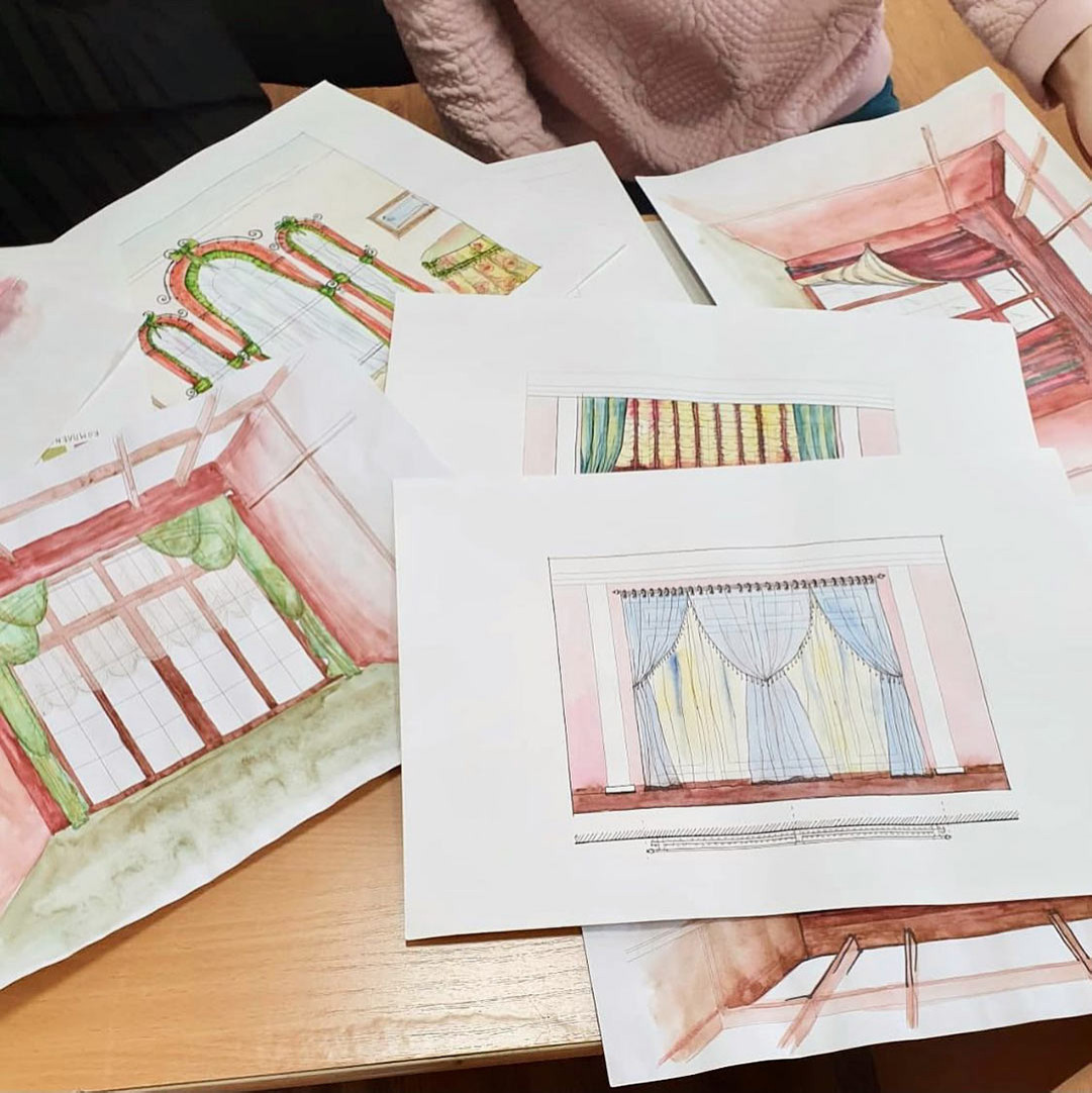 Обложка проекта: Курс «Текстиль в интерьере»