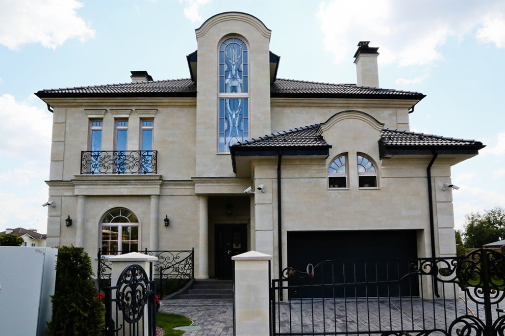 Реализованный проект дома в классическом стиле "Покровское"