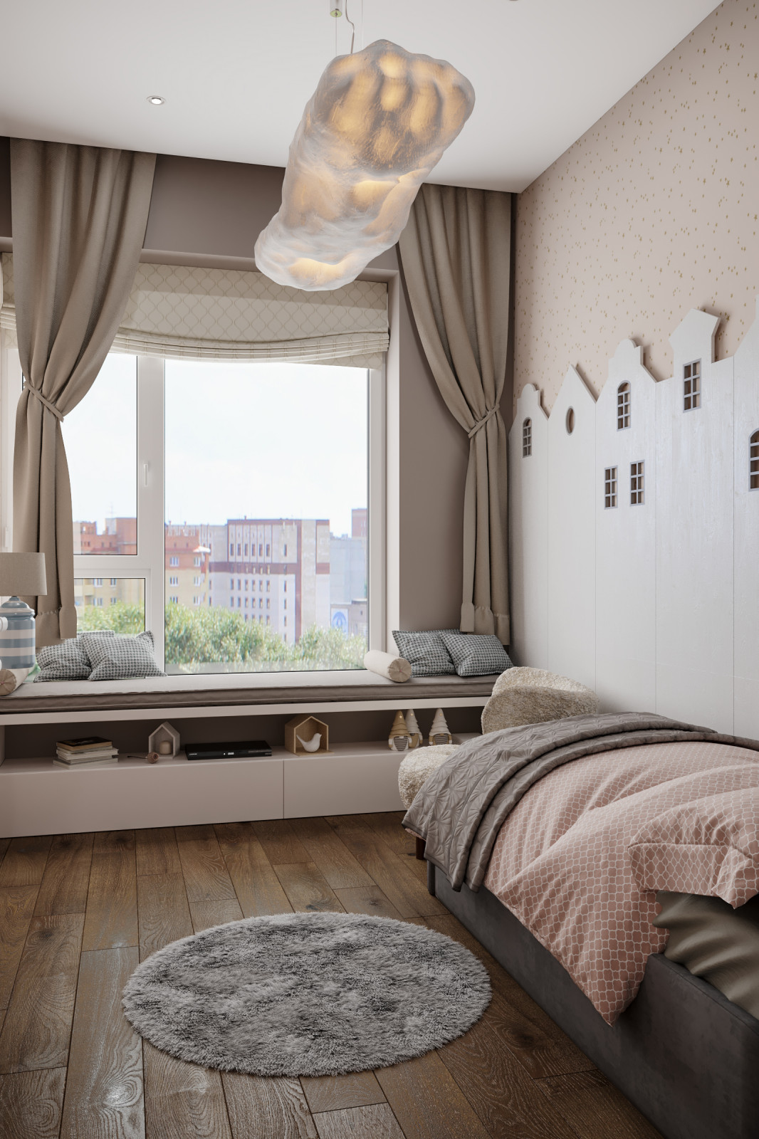 Квартира 132 кв.м. в современном стиле в ЖК "Ботанический сад LIFE".